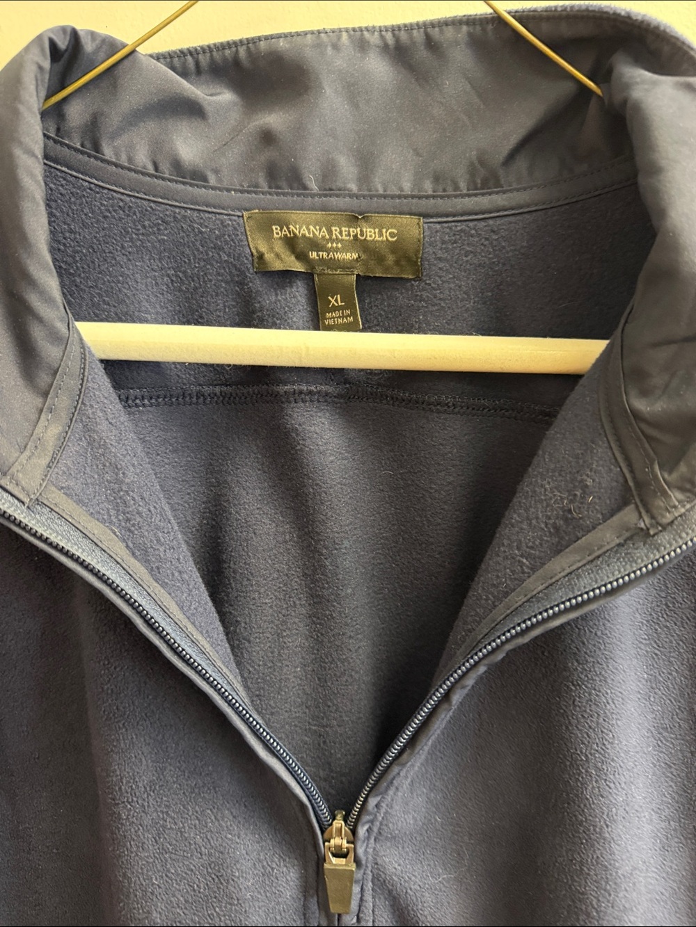 Banana RepublicNavy Ultrawarm 1/4 Zip Fleece Jacket. XL